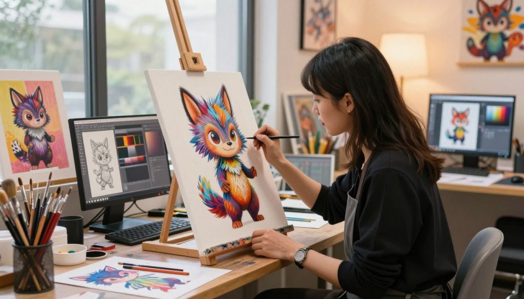 Refining your furry art with style modifiers